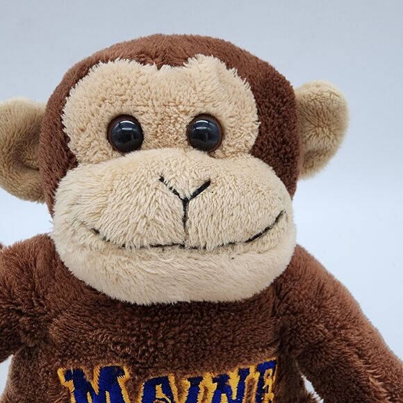 Souvies Maine Souvenir Monkey Plush 6" Brown Wire Tail Stuffed Animal Toy 2008 - Picture 3 of 7